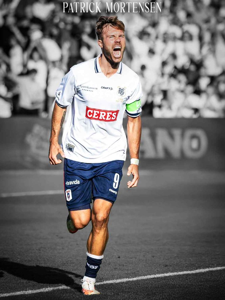 Patrick Mortensen AGF - sort/hvid produktbillede