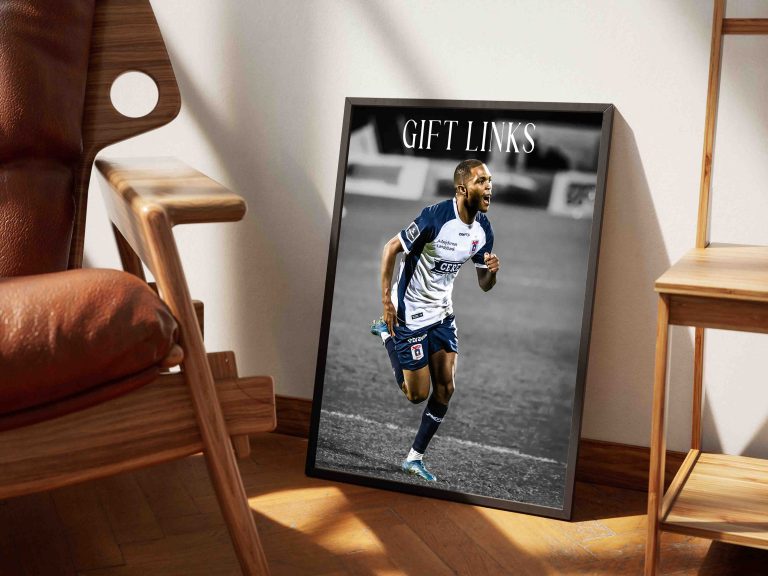 Gift Links sort-hvid mockup