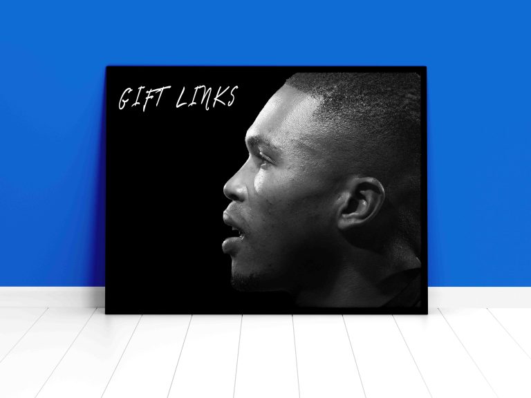 Gift Links sort-hvid Mockup